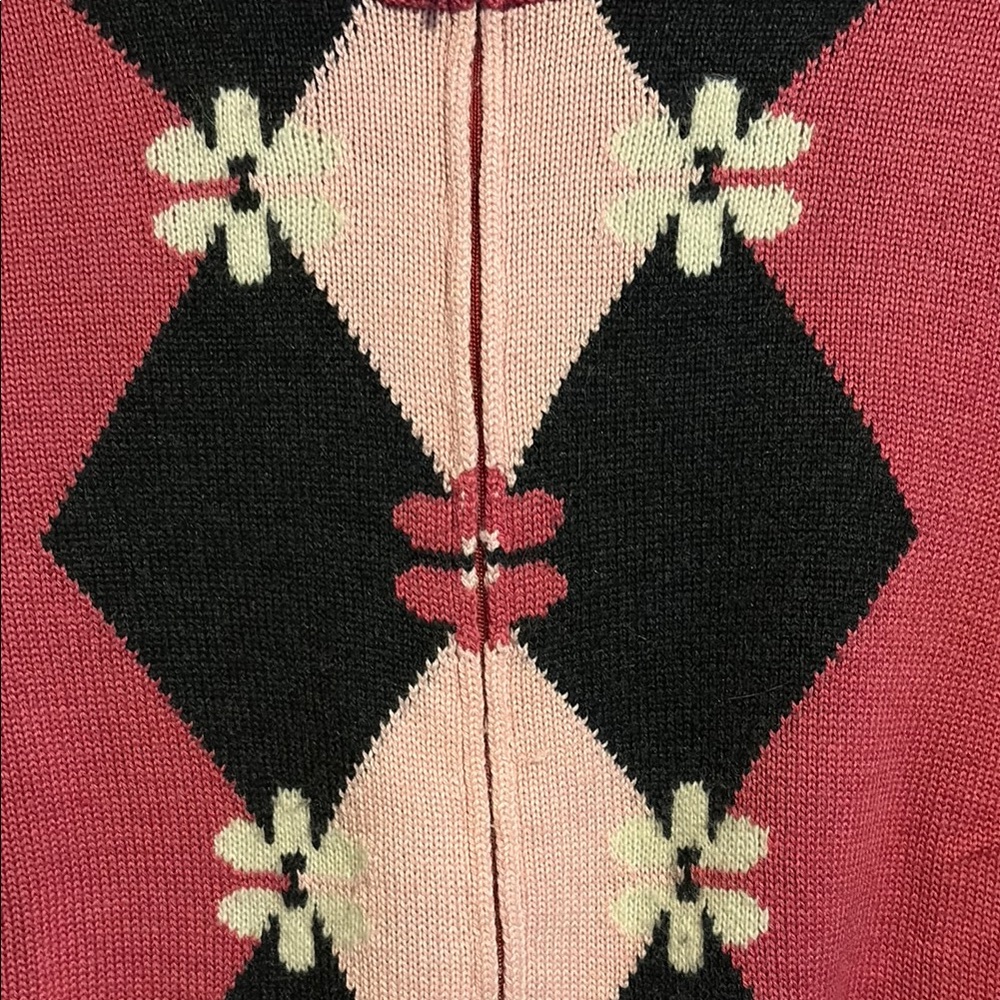 Saky made in Italy merino wool blend zippered cardigan XL - Picture 3 of 5